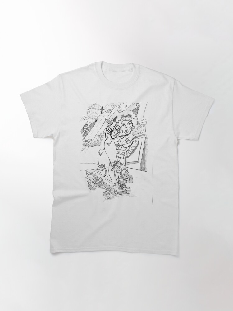 Thumbnail 3 of 7, Classic T-Shirt, JSR Retro designed and sold by cgsketchbook.