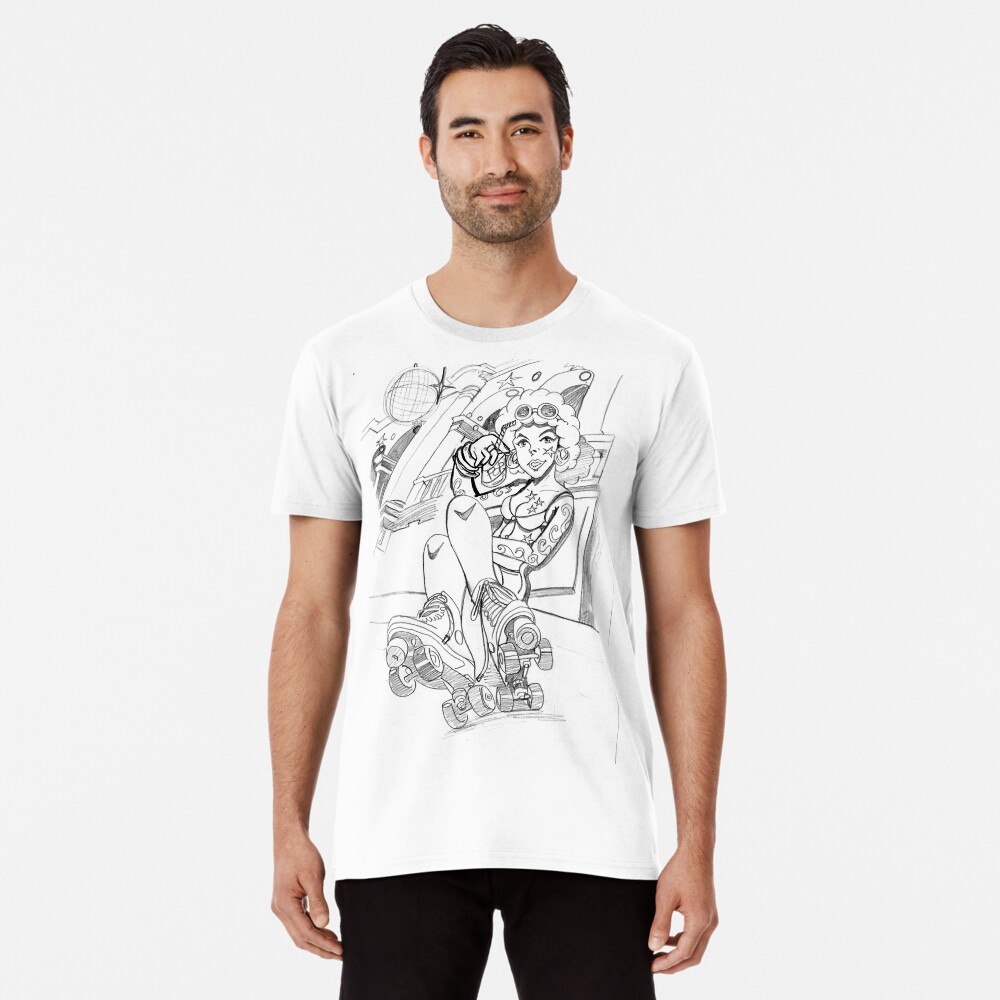 Item preview, Premium T-Shirt designed and sold by cgsketchbook.