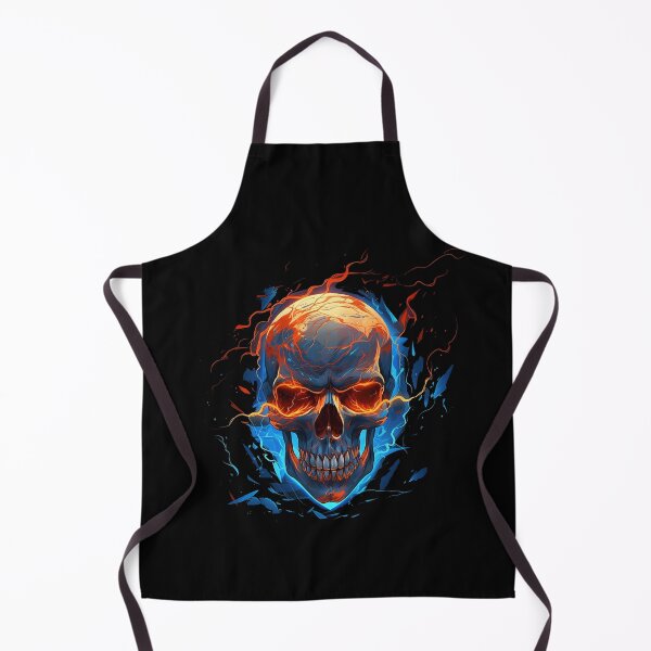 Item preview, Flame Skeleton Head designed and sold by YPSimon.