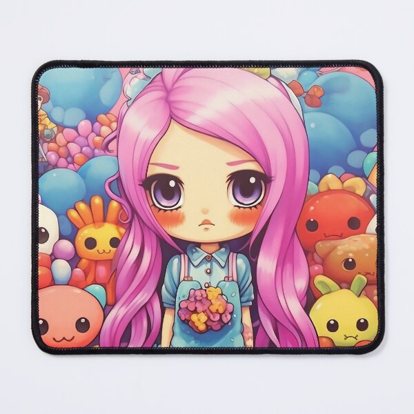 Artikelvorschau, Female Kawaii Chibi Character entworfen und verkauft von MTJ-Mushrooms.