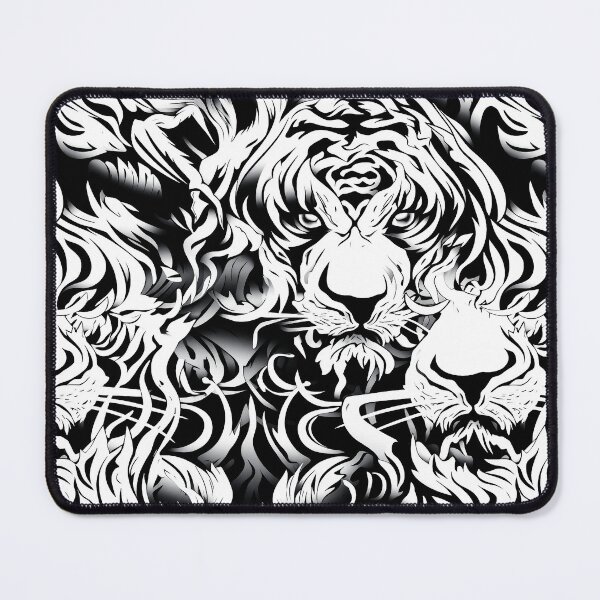 Item preview, Tiger tattoo pattern designed and sold by Nakolepsi.