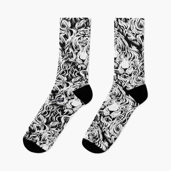 Item preview, Tiger tattoo pattern designed and sold by Nakolepsi.