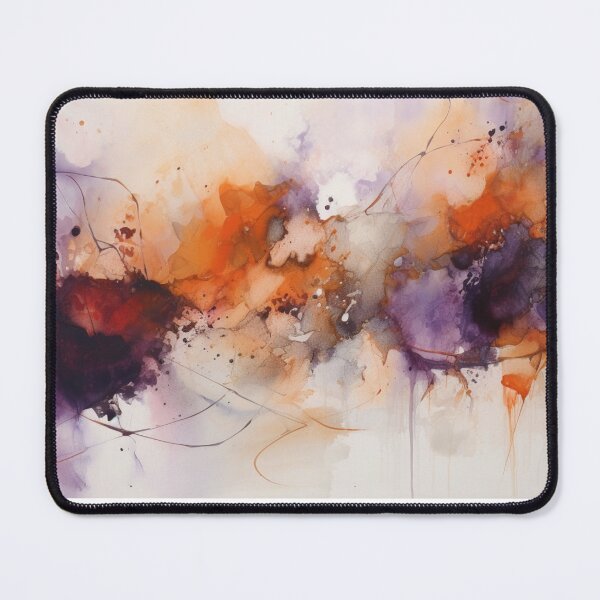 Item preview, Orange & Purple Abstract Art Canvas Print designed and sold by artbybodhi.