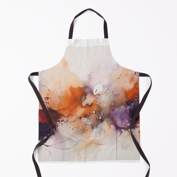 Item preview, Orange & Purple Abstract Art Canvas Print designed and sold by artbybodhi.