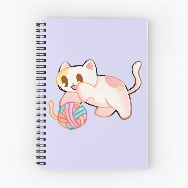 Item preview, Calico Cat Playing With Yarn designed and sold by franzieart.