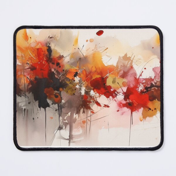 Item preview, Orange Yellow & Black Abstract Art Canvas Print designed and sold by artbybodhi.