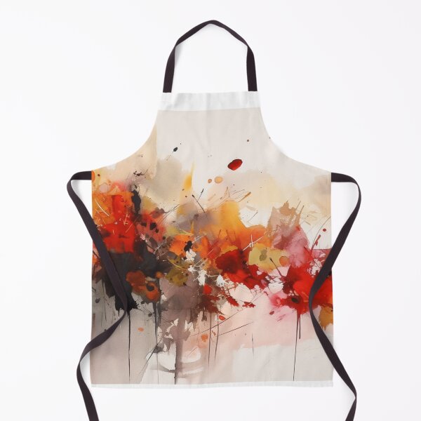Item preview, Orange Yellow & Black Abstract Art Canvas Print designed and sold by artbybodhi.