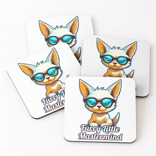 Item preview, Furry Little Mastermind - The Cute Kitty with a Mischief Mind designed and sold by SADStyleDesigns.