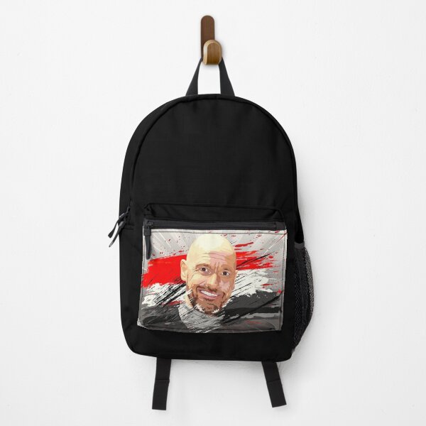 Item preview, Manchester United Erik Ten Hag Abstract Flag Illustration Design designed and sold by VibesAndVision.