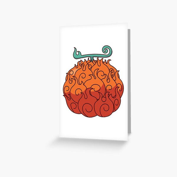 gasha gasha no mi devil fruit Greeting Card for Sale by goldjuliana