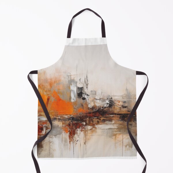 Item preview, Orange Abstract Art Canvas Print designed and sold by artbybodhi.