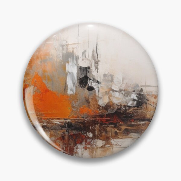 Item preview, Orange Abstract Art Canvas Print designed and sold by artbybodhi.