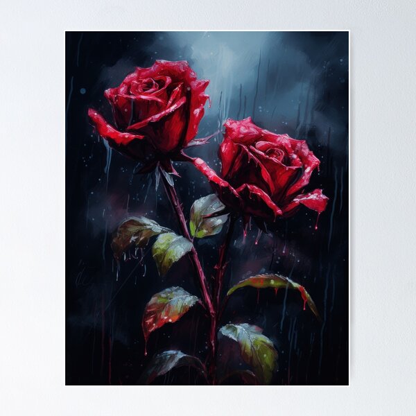 Moody Rose Canvas good