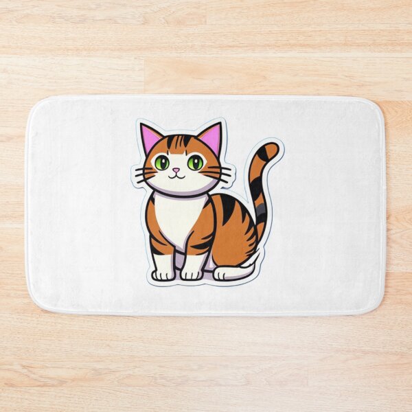 Item preview, Cute cartoon cat brown and black designed and sold by Karamstore20.