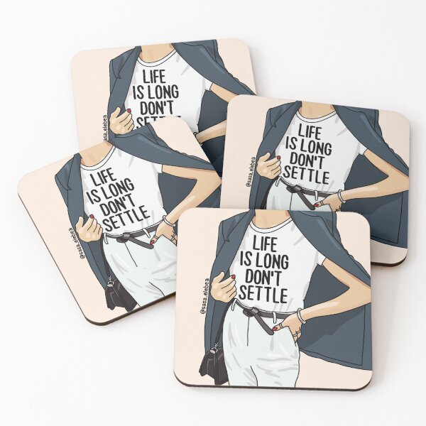 Item preview, Don't settle by Sasa Elebea designed and sold by Sabrina Brugmann.