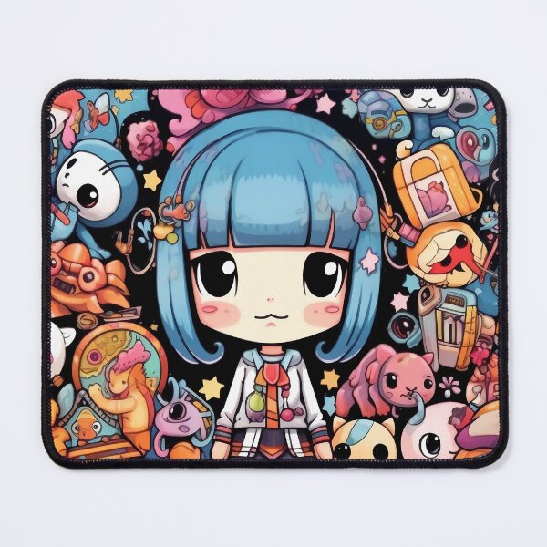 Artikelvorschau, Female Kawaii Chibi Character entworfen und verkauft von MTJ-Mushrooms.