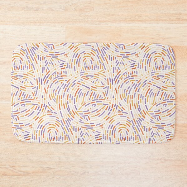 Item preview, Abstract Micro Mosaic - Sunset on Natural designed and sold by appleyards.