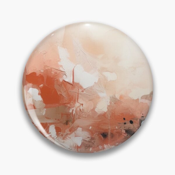 Item preview, Peach Abstract Art Canvas Print designed and sold by artbybodhi.