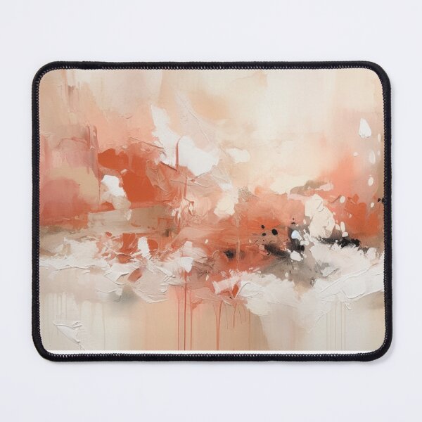 Item preview, Peach Abstract Art Canvas Print designed and sold by artbybodhi.