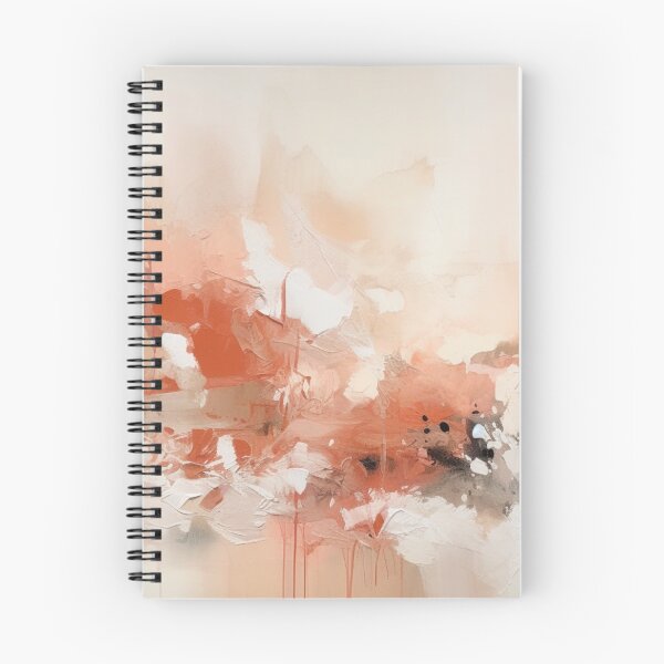Item preview, Peach Abstract Art Canvas Print designed and sold by artbybodhi.