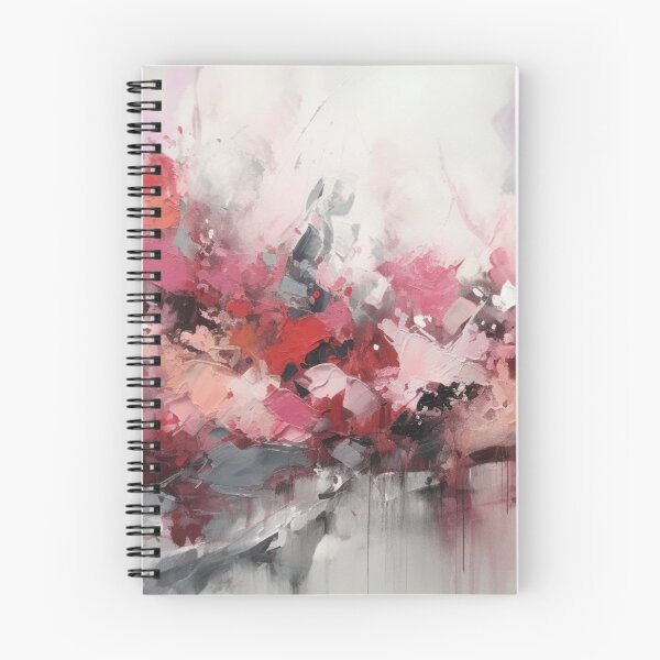 Item preview, Pink & Red Abstract Art Canvas Print designed and sold by artbybodhi.