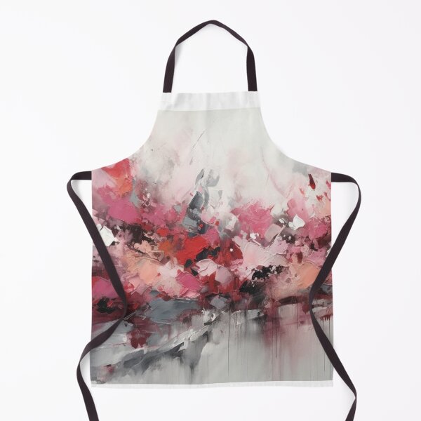 Item preview, Pink & Red Abstract Art Canvas Print designed and sold by artbybodhi.