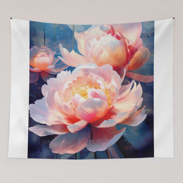 Item preview, Contemporary Peonies: A Modern Interpretation of Floral Beauty  designed and sold by printmeartfully.