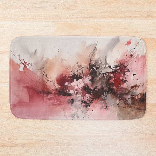 Item preview, Pink Abstract Art Canvas Print designed and sold by artbybodhi.