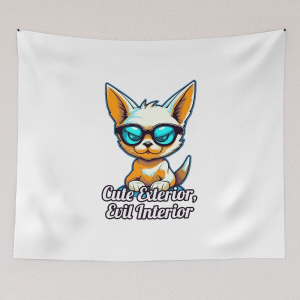 Item preview, Cute Exterior, Evil Interior - The Adorable Kitty with a Wicked Side designed and sold by SADStyleDesigns.