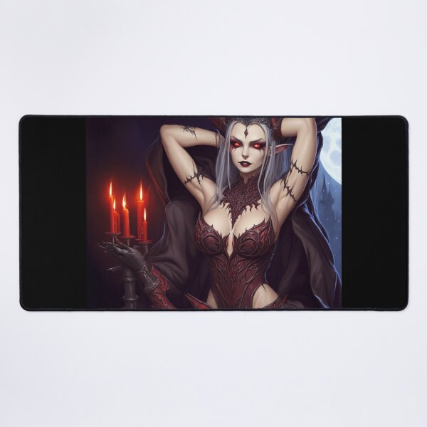 Item preview, Beautiful  sexy Vampire girl painting  designed and sold by Vintage Designs +.