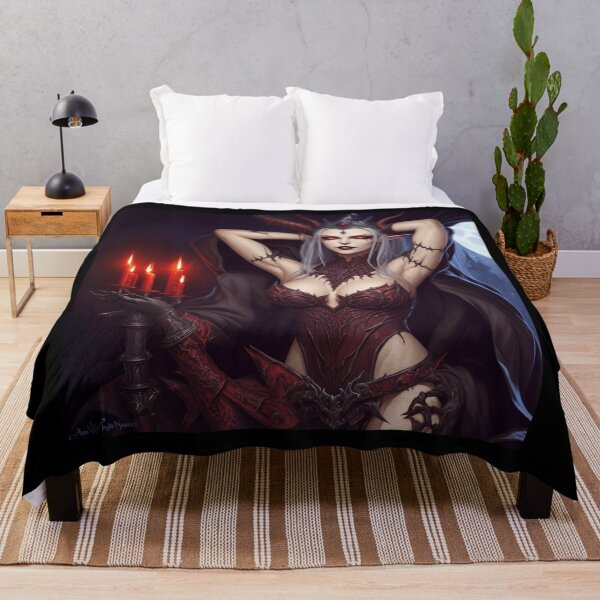 Item preview, Beautiful  sexy Vampire girl painting  designed and sold by Vintage Designs +.