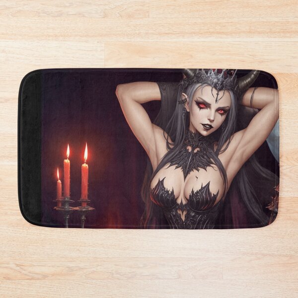 Item preview,  Beautiful  sexy gothic Vampire girl painting  designed and sold by Vintage Designs +.