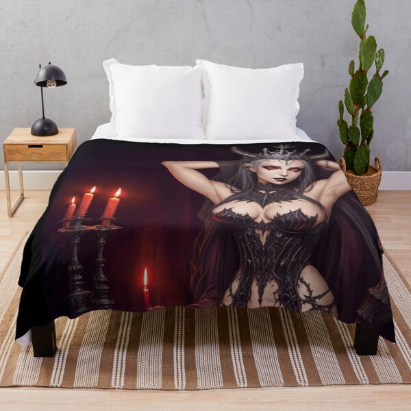 Item preview, Beautiful sexy gothic Vampire girl painting designed and sold by Vintage Designs +.