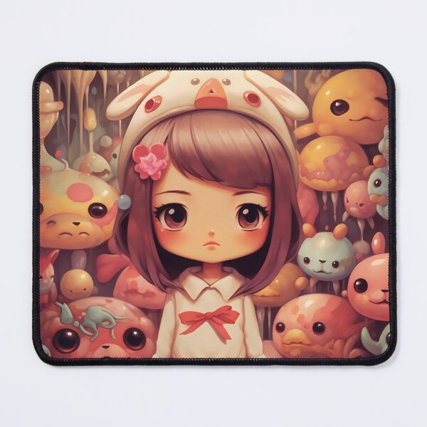 Artikelvorschau, Female Kawaii Chibi Character entworfen und verkauft von MTJ-Mushrooms.