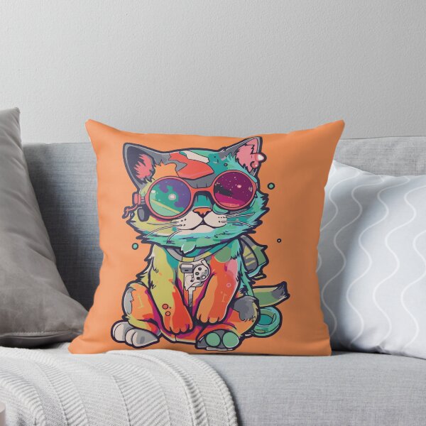 Item preview, Futuristic Multicolor Cats #6 martian designed and sold by SOVISART.