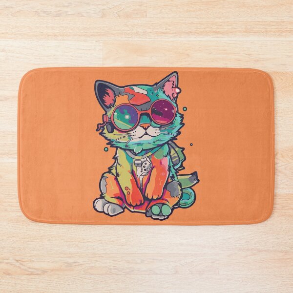 Item preview, Futuristic Multicolor Cats #6 martian designed and sold by SOVISART.