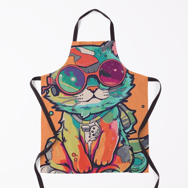 Item preview, Futuristic Multicolor Cats #6 martian designed and sold by SOVISART.