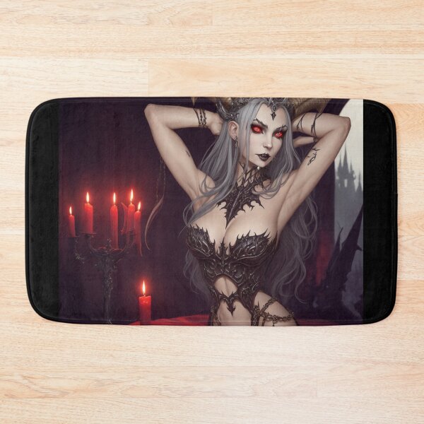 Item preview, Beautiful sexy Vampire gothic goth girl painting  designed and sold by Vintage Designs +.