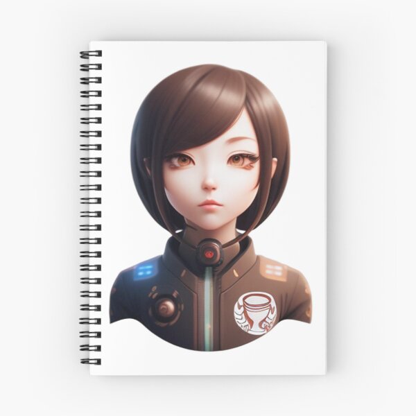 Item preview, Anime characters girl brown eyes and hair  designed and sold by Karamstore20.