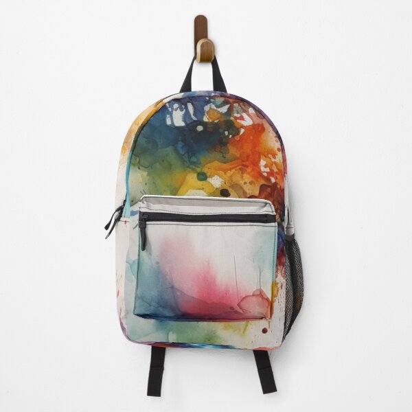 Item preview, Rainbow Abstract Art Canvas Print designed and sold by artbybodhi.