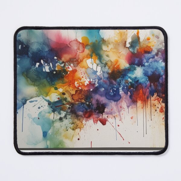 Item preview, Rainbow Abstract Art Canvas Print designed and sold by artbybodhi.