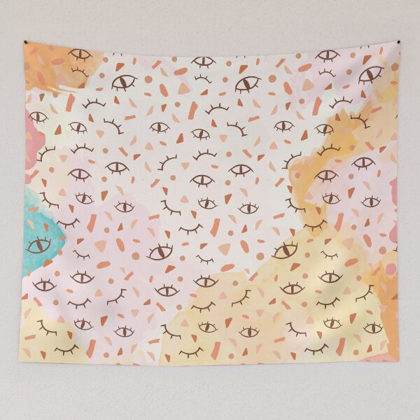 Item preview, Bright Colors and Intriguing Line Art of eyes designed and sold by arezoo-sh.