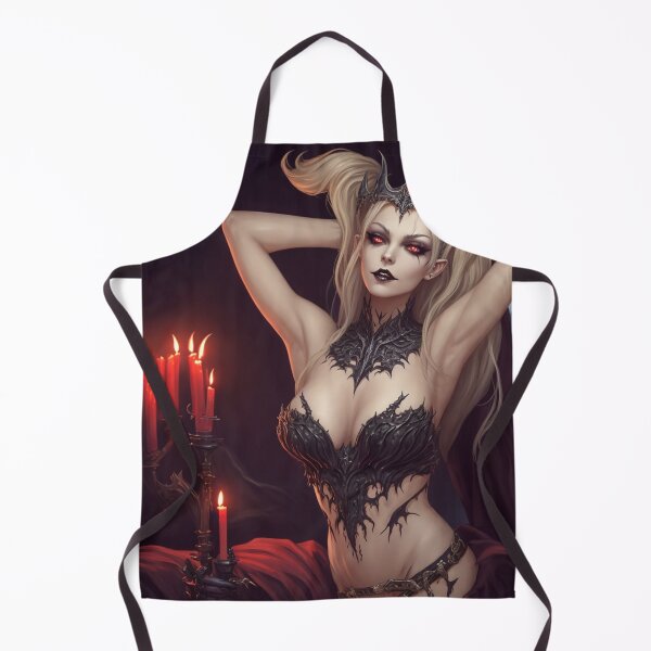 Item preview, Beautiful sexy Vampire gothic goth girl painting designed and sold by Vintage Designs +.