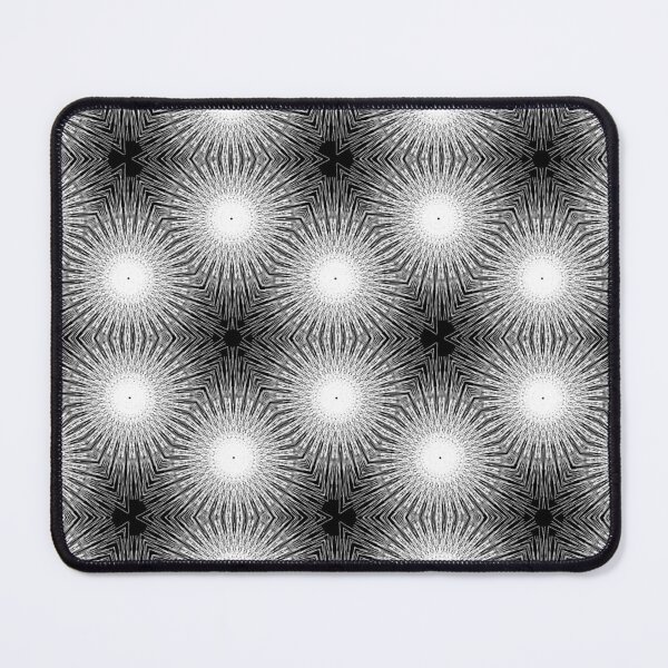 Item preview, White pattern Design in black background designed and sold by Rav33822.