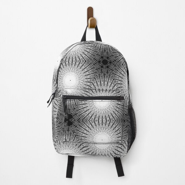 Item preview, White pattern Design in black background designed and sold by Rav33822.