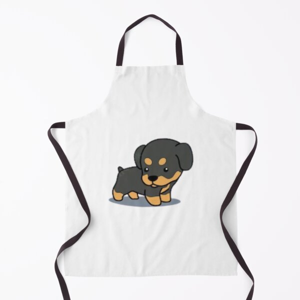 Item preview, Cute rottweiler puppy cartoon icon designed and sold by DesignsByLuna.