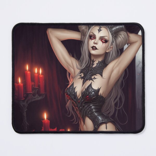 Item preview, Beautiful sexy Vampire gothic goth girl painting  designed and sold by Vintage Designs +.