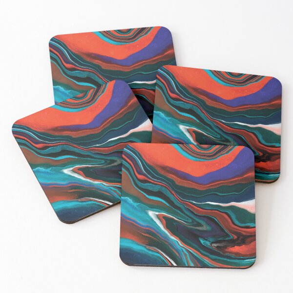Item preview, colorful waves  designed and sold by arezoo-sh.