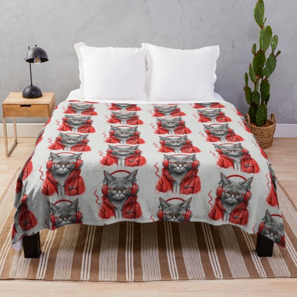 Item preview, Ruby Whiskers: Embrace the Allure of the Cat in Red designed and sold by AmeerAthiyyah.
