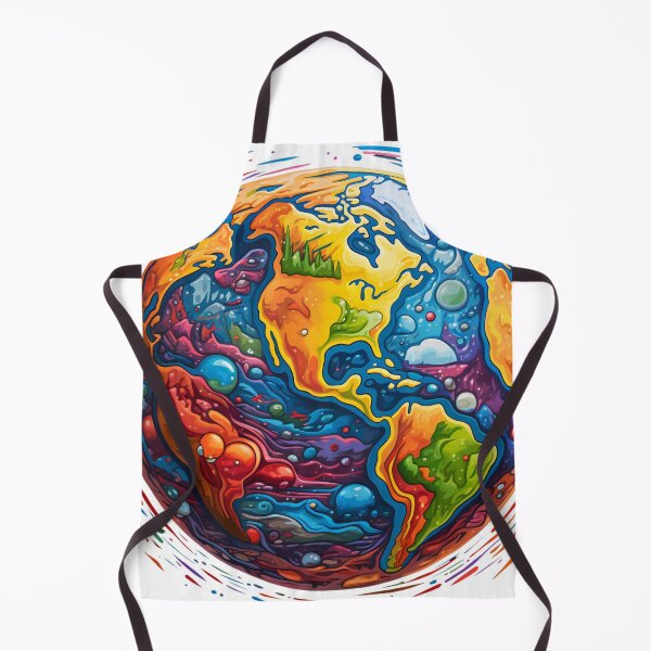 Item preview, Abstract Colorful Planet Earth designed and sold by raviolli000.